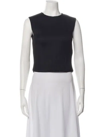 Pre-owned Simone Rocha Crew Neck Sleeveless Top In Black