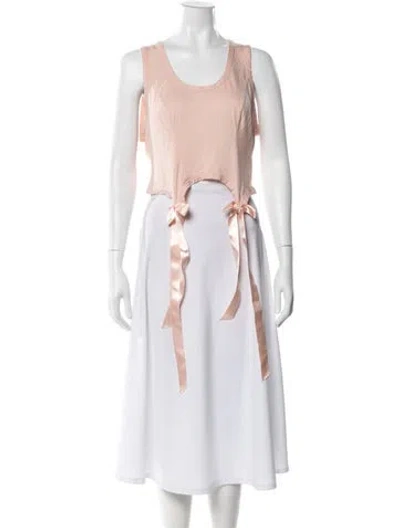 Pre-owned Simone Rocha Crew Neck Sleeveless Top In Pink