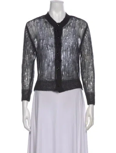 Pre-owned Simone Rocha Crew Neck Sweater In Black