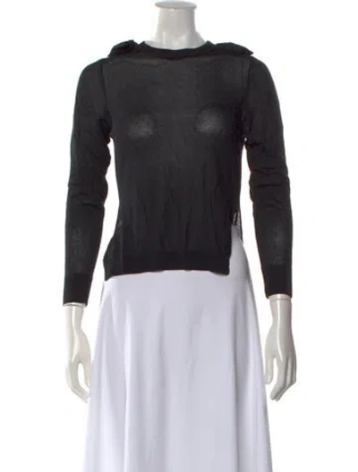 Pre-owned Simone Rocha Crew Neck Sweater In Black