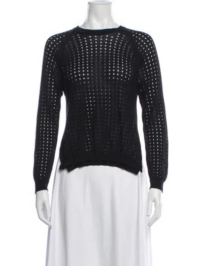 Pre-owned Simone Rocha Crew Neck Sweater In Black