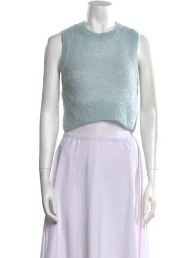 Pre-owned Simone Rocha Crew Neck Sweater In Blue