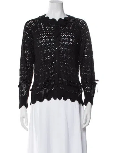 Pre-owned Simone Rocha Crew Neck Sweater In Gray