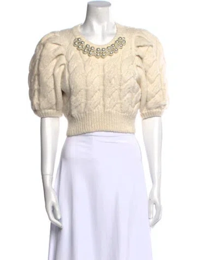 Pre-owned Simone Rocha Crew Neck Sweater In Neutral