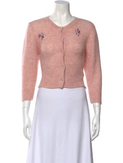 Pre-owned Simone Rocha Crew Neck Sweater In Pink