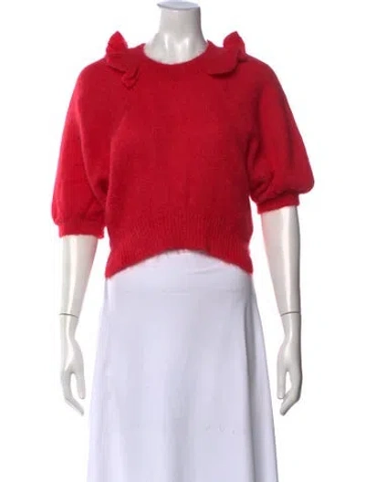 Pre-owned Simone Rocha Crew Neck Sweater In Red