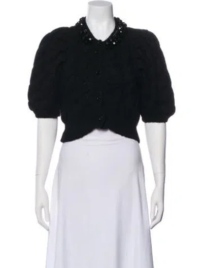 Pre-owned Simone Rocha Crew Neck Sweater W/ Tags In Black