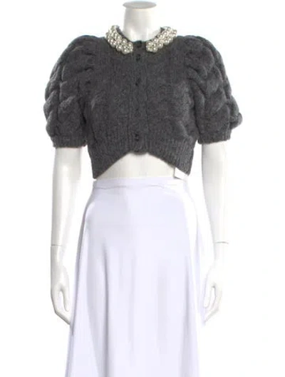 Pre-owned Simone Rocha Crew Neck Sweater W/ Tags In Gray