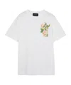 Simone Rocha Rose-print Crew-neck T-shirt In White