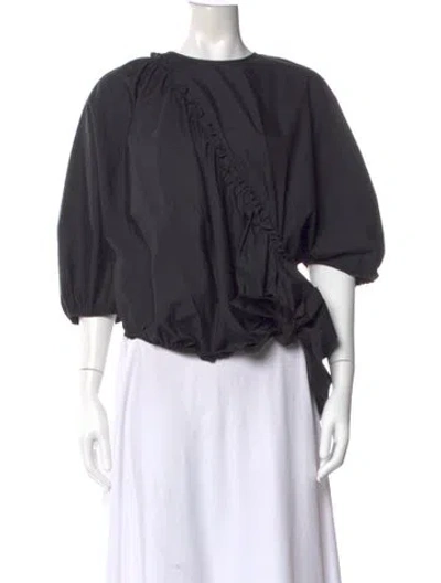 Pre-owned Simone Rocha Crew Neck Three-quarter Sleeve Top In Multi