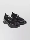 Simone Rocha Criss Cross Ballerina Shoes With Pearl Embellishments In Blue