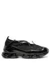 Simone Rocha Criss-cross Tracker Trainers In Black