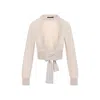 Simone Rocha Cropped Jumper Featuring Cut-out Window