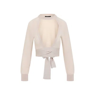 SIMONE ROCHA SIMONE ROCHA CROPPED CUT OUT WINDOW JUMPER