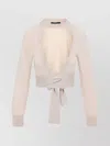 Simone Rocha Cropped Jumper Featuring Cut-out Window
