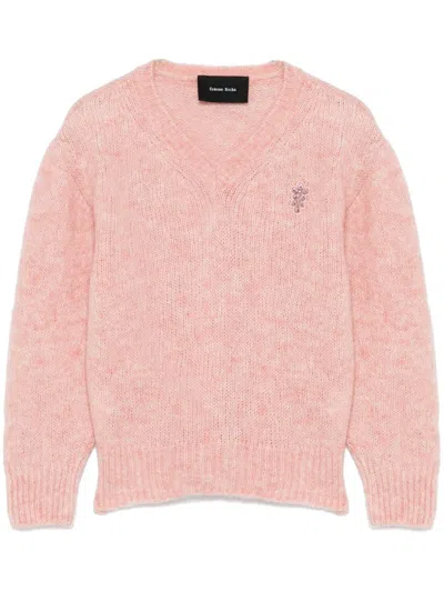SIMONE ROCHA CRYSTAL-EMBELLISHED SWEATER