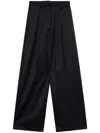 Simone Rocha Sculpted Cropped Wide Leg Trousers Charcoal In 灰色