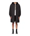 Simone Rocha Crystal-appliqué Midi Coat In Black
