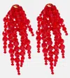 Simone Rocha Ohrringe In Red