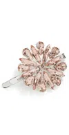 Simone Rocha Crystal Blossom Hair Clip Rose In Rose