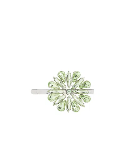 Simone Rocha Crystal Blossom In Mint Green