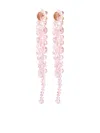 Simone Rocha Crystal-embellished Earrings In Pink