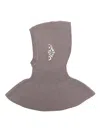 Simone Rocha Crystal-embellished Pointed Balaclava In Neutrals