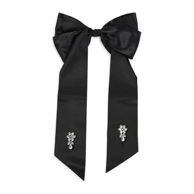 Simone Rocha Crystal Flower Bow Barrette