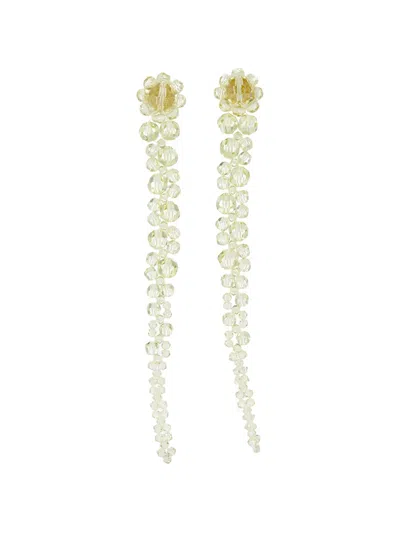 Simone Rocha Crystal-embellished Drop Earrings In Gold