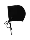 Simone Rocha Crystal-embellished Hat In Black