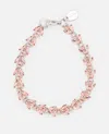 Simone Rocha Crystals Choker In Pink