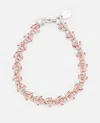Simone Rocha Crystals Choker In Rose