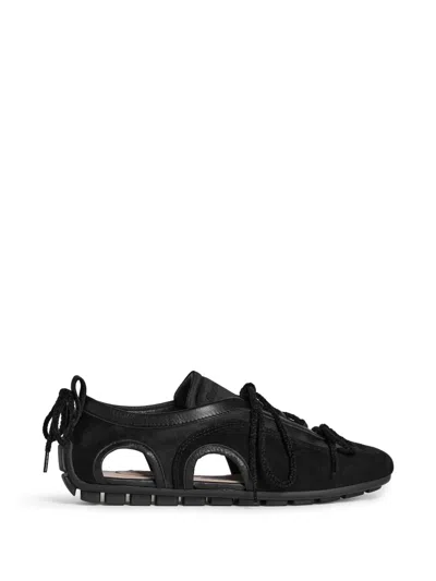 Simone Rocha Cut-out Ballerina Sneakers In Multi
