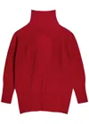 Simone Rocha Cut-out Cashmere Jumper In Red