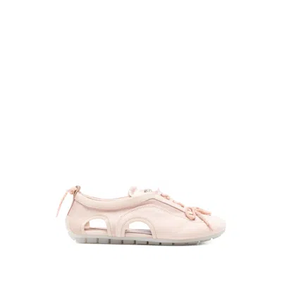 Simone Rocha Cutout Ballerina Grip Sneaker In Pink