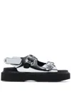 Simone Rocha Daisy Sandalen Im Metallic-look 40mm In Silber