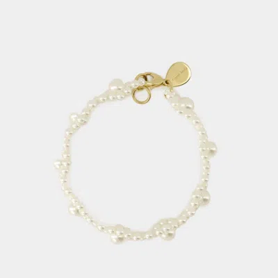 Simone Rocha Daisy Bracelet In White