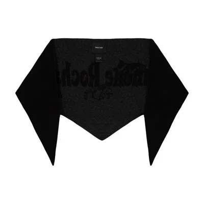 Simone Rocha Daisy Scarf In Black