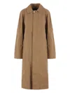 Simone Rocha Daisy Trench Coat In Brown
