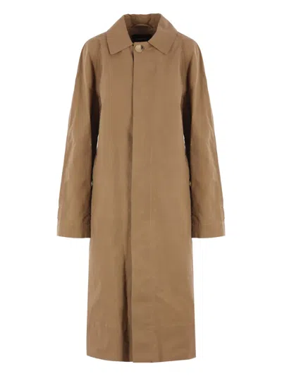 Simone Rocha Daisy Trench Coat In Grey