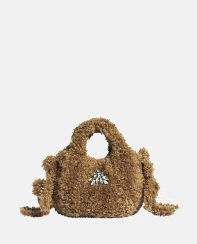 SIMONE ROCHA DARK BROWN BABY EGG SATCHEL BAG 