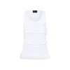 Simone Rocha Ruffle Frill Tank Top In White
