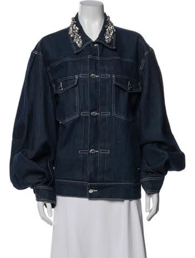Pre-owned Simone Rocha Denim Jacket In Blue