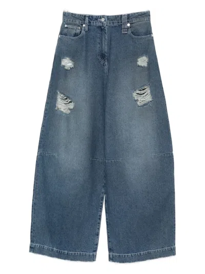 SIMONE ROCHA DISTRESSED JEANS