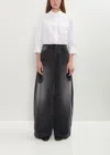 Simone Rocha Distressed Puddle Jeans In Black