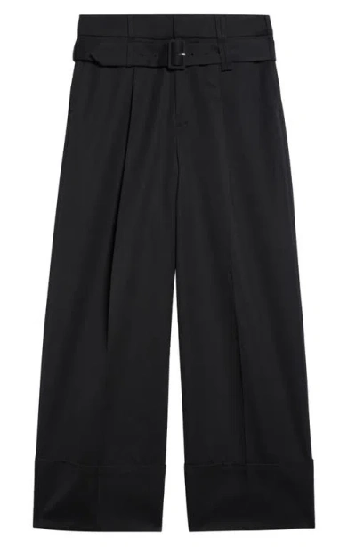 SIMONE ROCHA SIMONE ROCHA DOUBLE BELT LOOP WIDE LEG PANTS