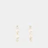 Simone Rocha Double Ended Earrings In Beige
