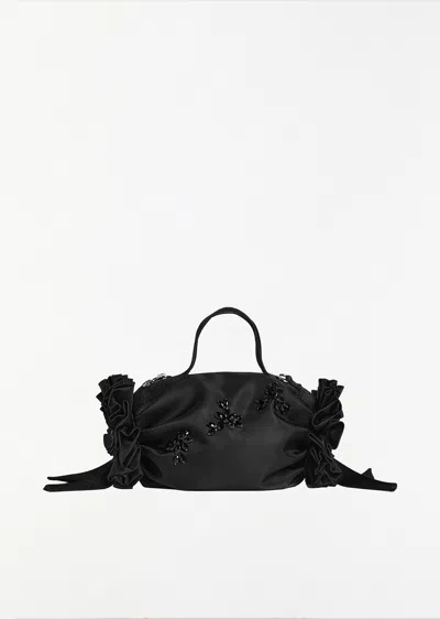 Simone Rocha Double Ribbon Rosette Bag, Mini