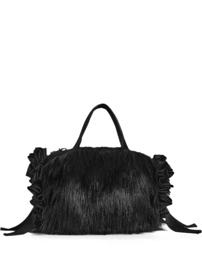 Simone Rocha Double-handle Tote Bag In Black