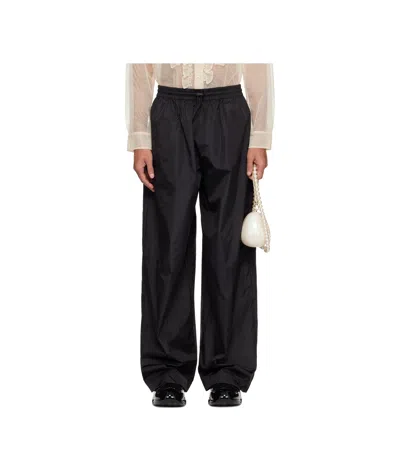 Simone Rocha Drawstring And Belted Tracksuit In Black